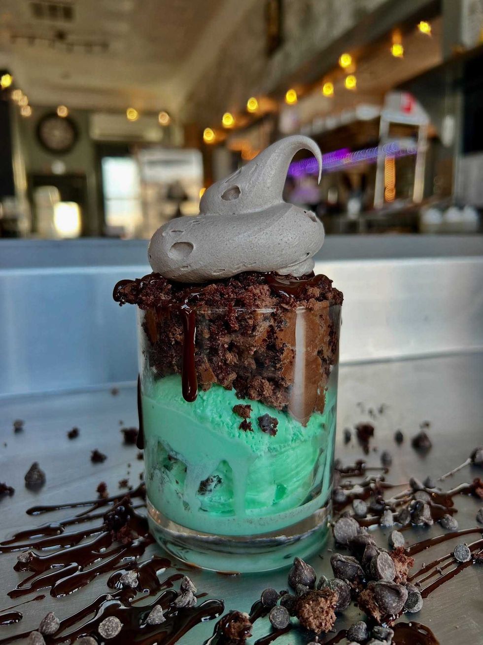 Mint City sundae, The Scoop and Scootery