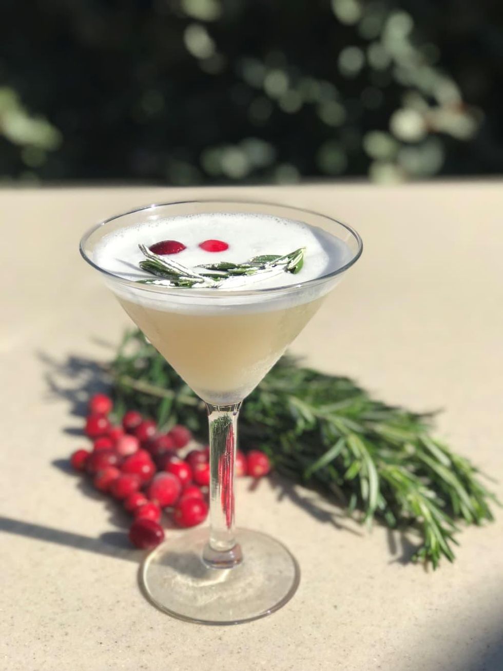 Mistletoe martini cocktail, Mi Dia from Scratch