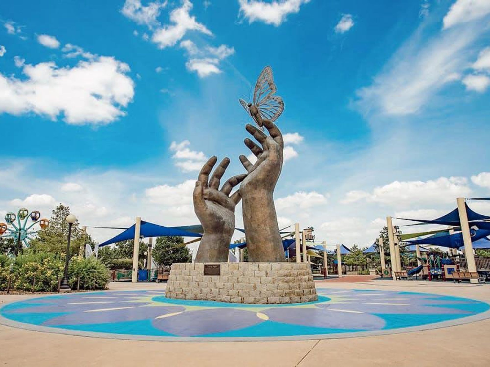 morgan's wonderland butterfly sculpture