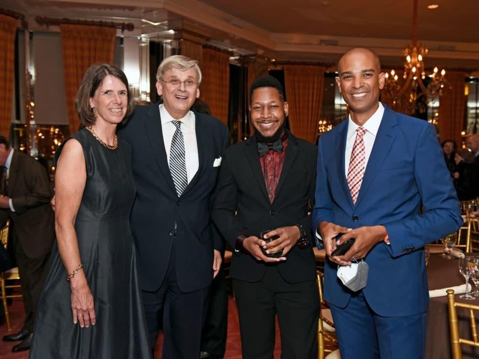 Mr. Andreas Bremer, Honorary Consul of the Federal Republic of Germany AND wife Nici and Brian Raphael Nabors Kevin John Edusei