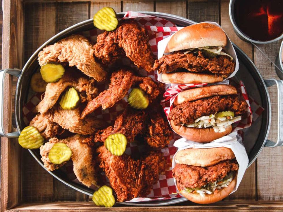 Nashville hot chicken