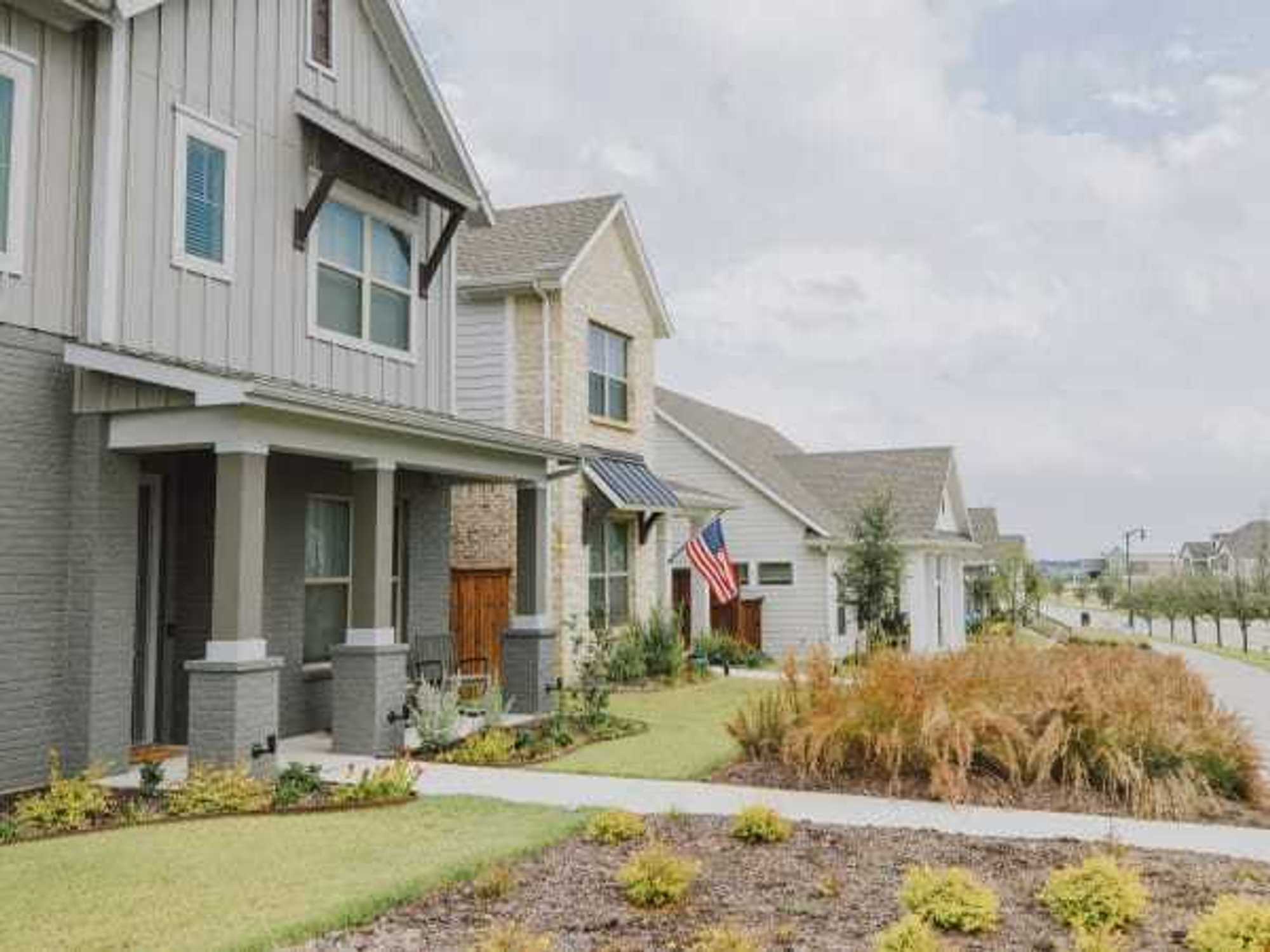 Neighborhood of starter homes