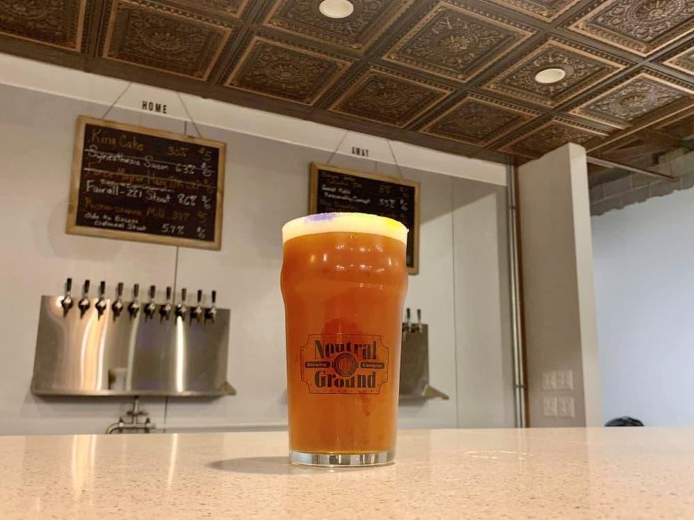 Neutral Ground Brewing king cake beer