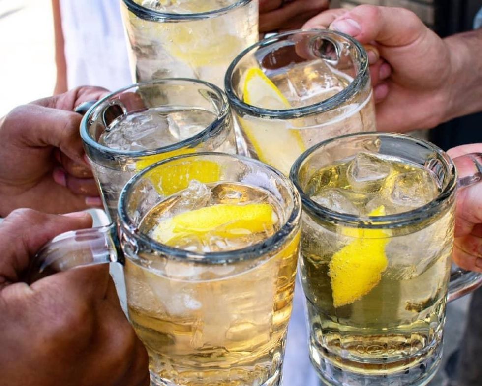 Nickel City cocktails, toast, cheers