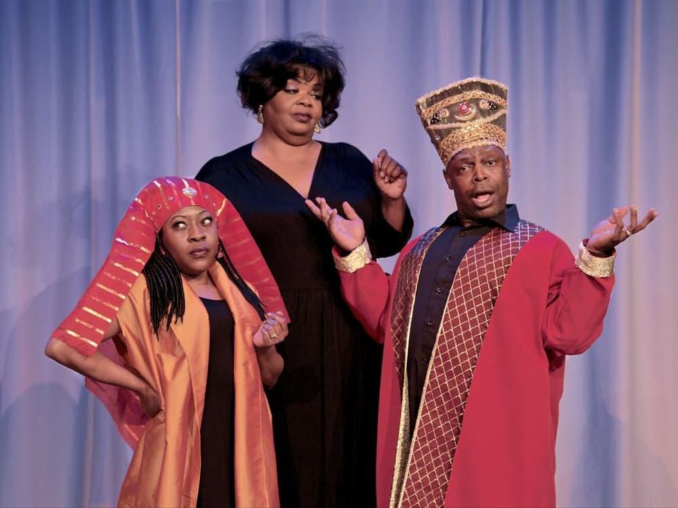 Nikka Morton, Gina Monday, Steven Griffen in God's Trombones