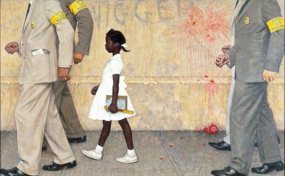 Norman Rockwell (1894-1978), The Problem We All Live With, 1963