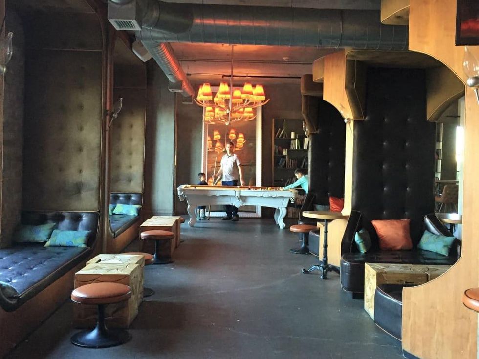 NYLO Plano restaurant and game area