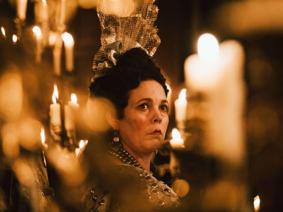 Olivia Colman in The Favourite