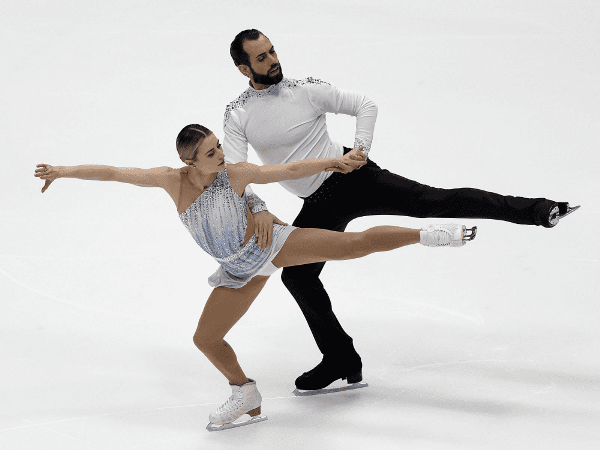 Pairs skaters Ashley Cain-Gribble and Timothy LeDuc are competing in their first Olympics.