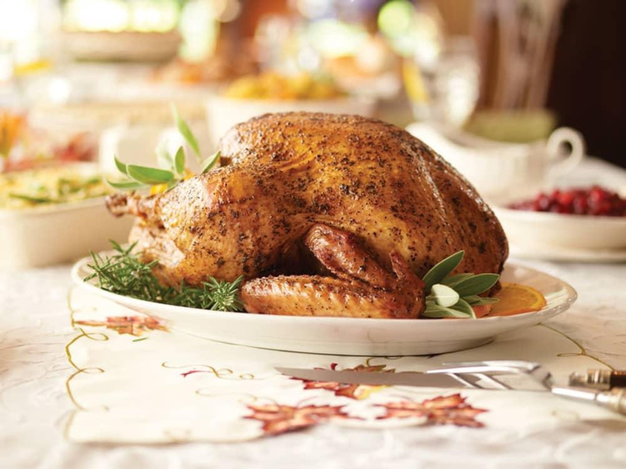 Pappas Bar-B-Q Thanksgiving turkey