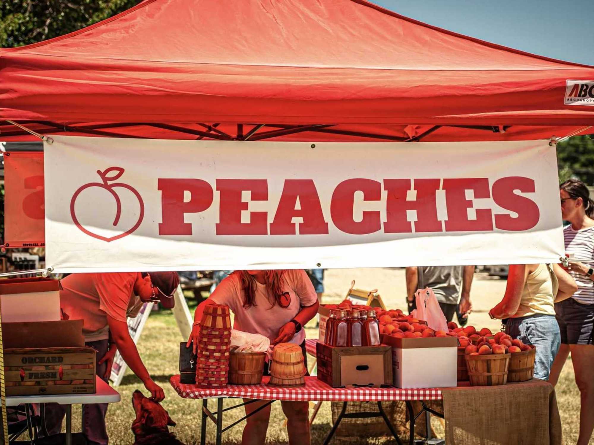 peach stand
