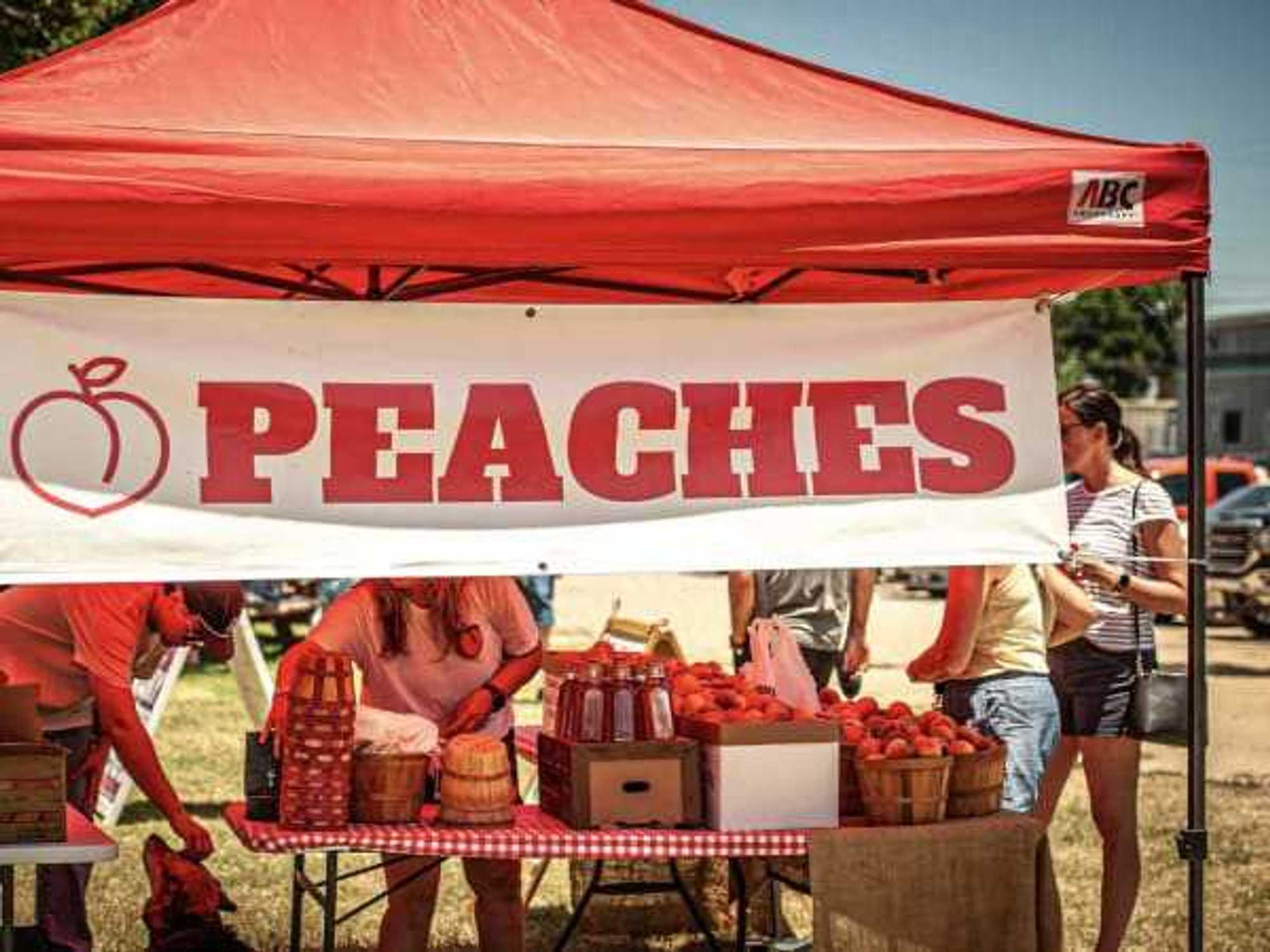 peach stand