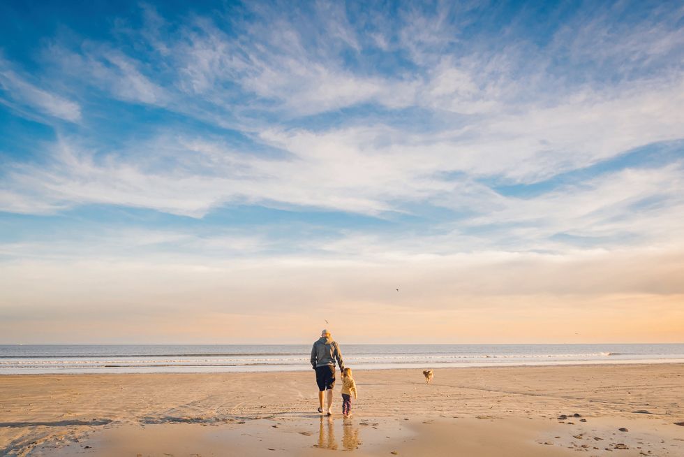 People on beach Port Aransas