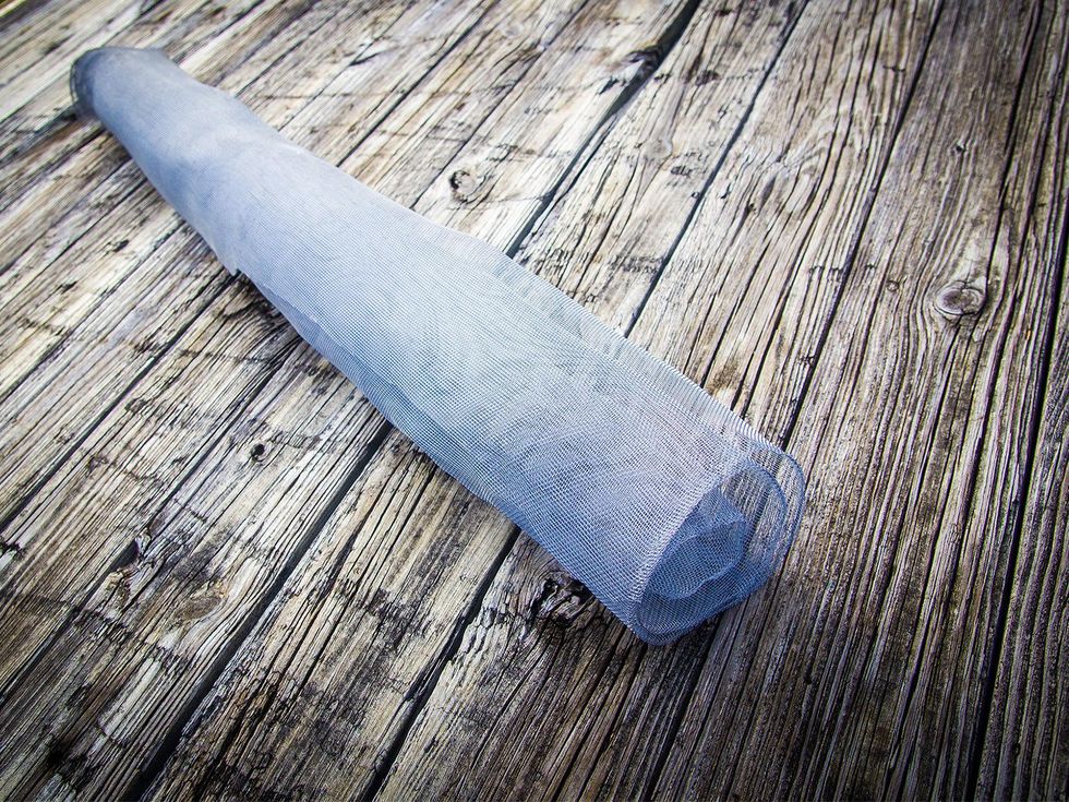 Photo of roll of window screen