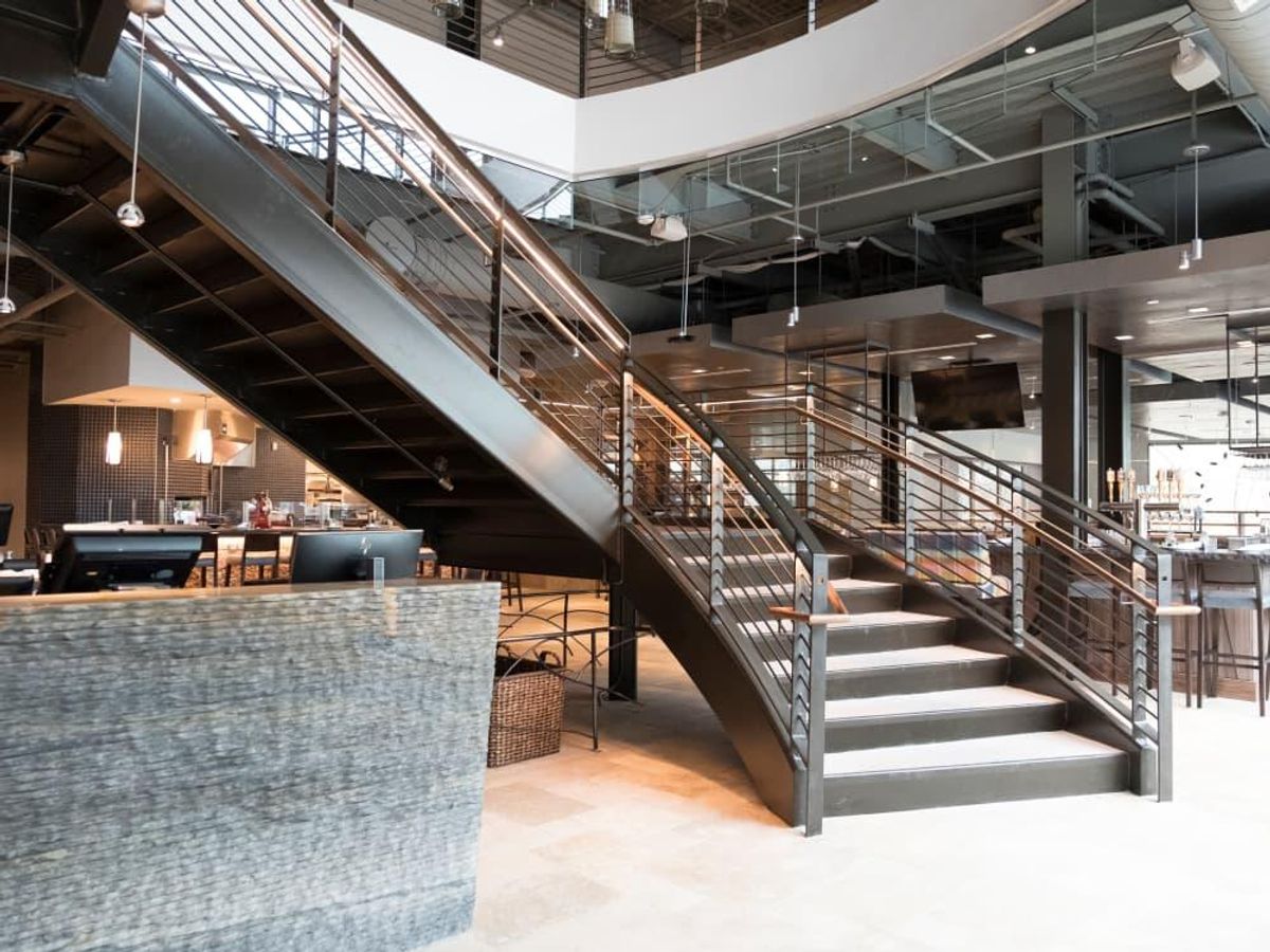 Pinstripes has a decidedly sophisticateed vibe. CultureMap Fort Worth