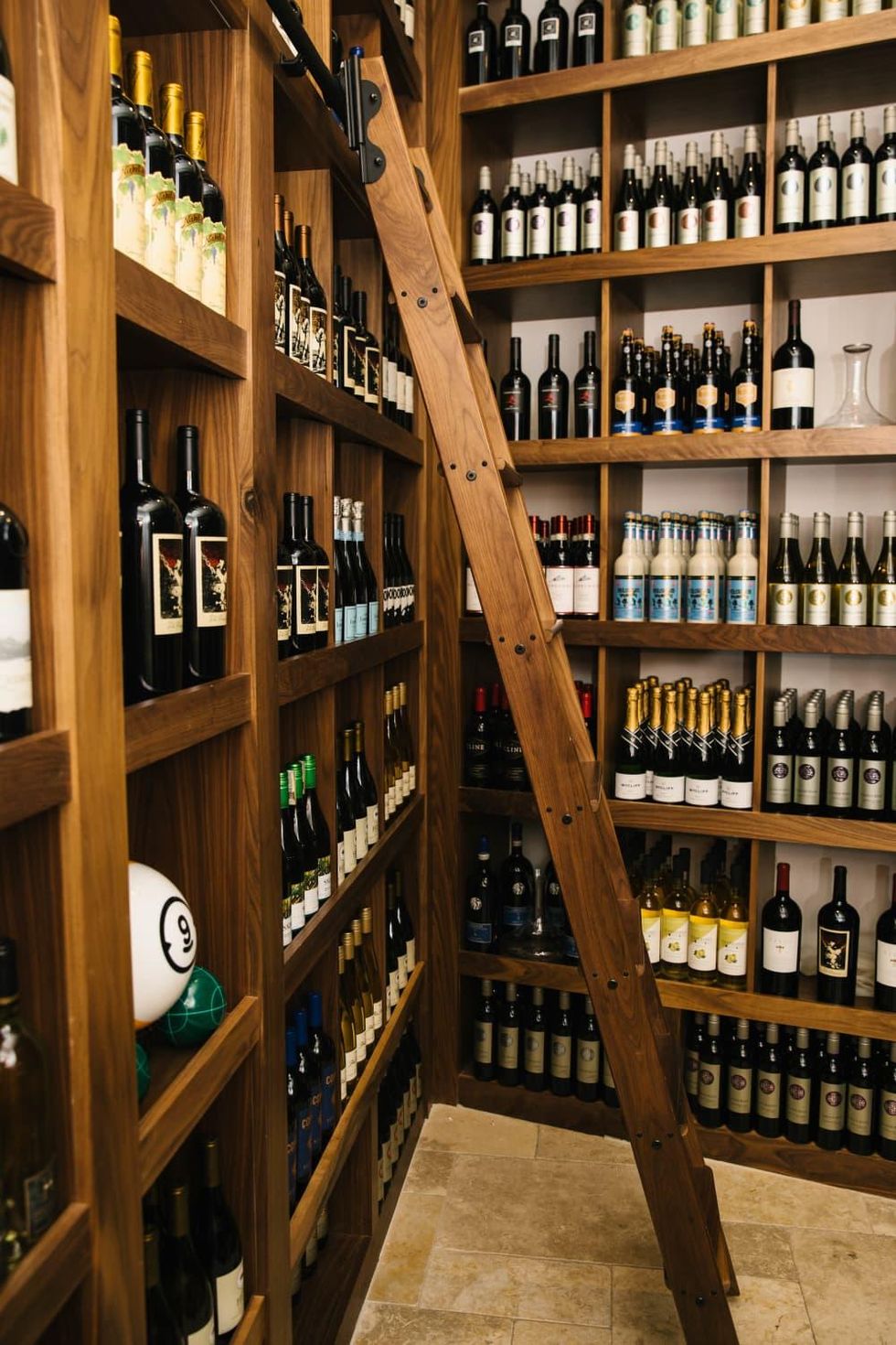Pinstripes wine cellar