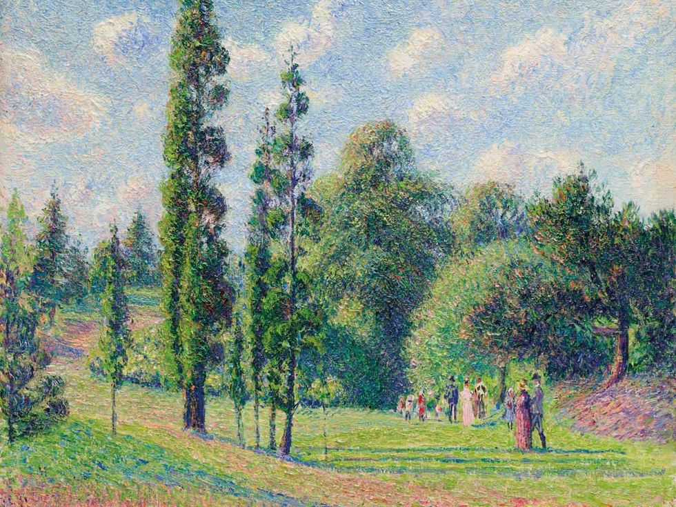 Pisarro_Close to the Pond, Kew gardens