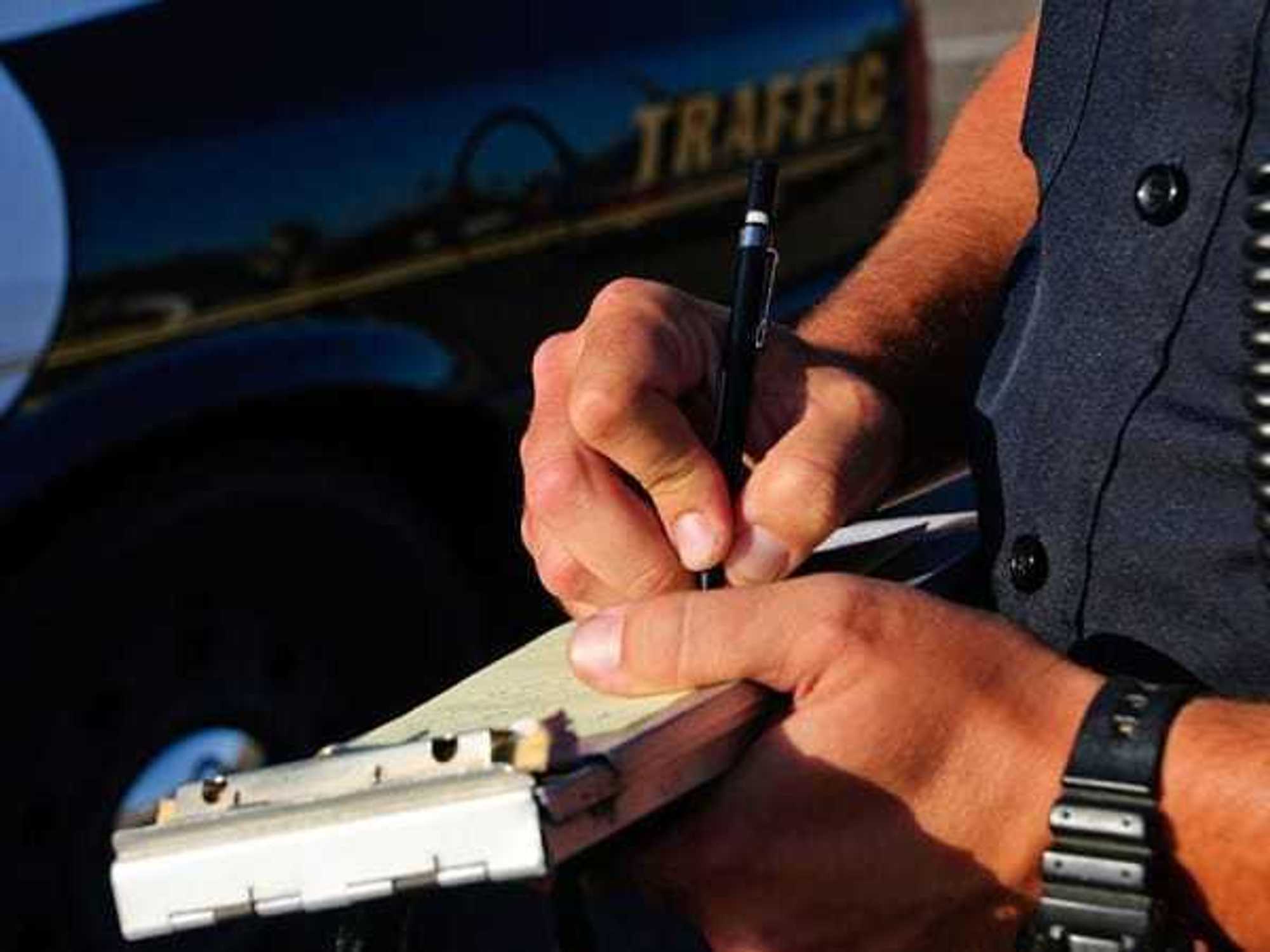 Police traffic ticket
