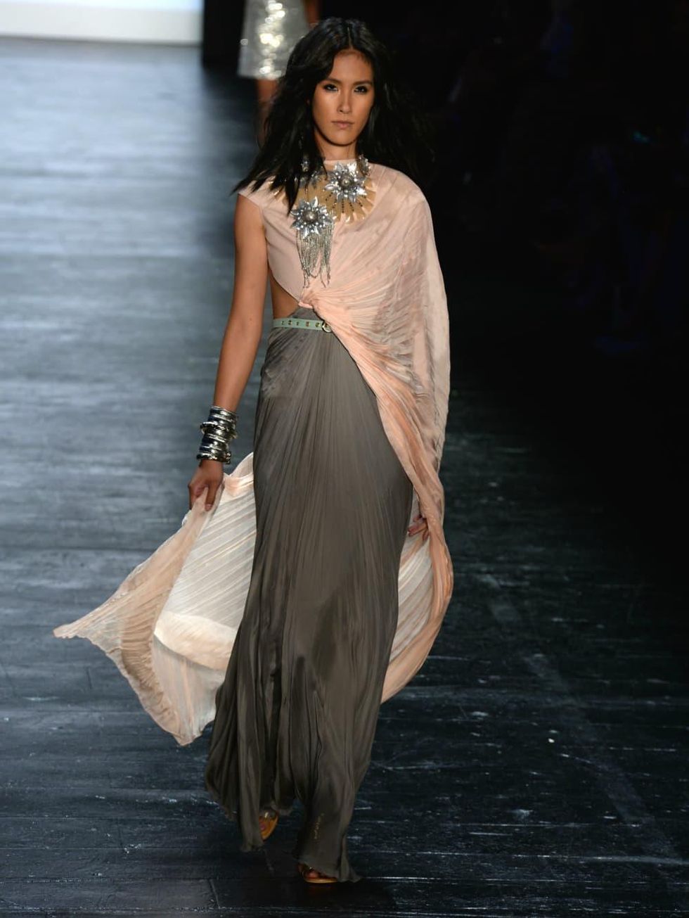 Project Runway runway show at New York Fashion Week