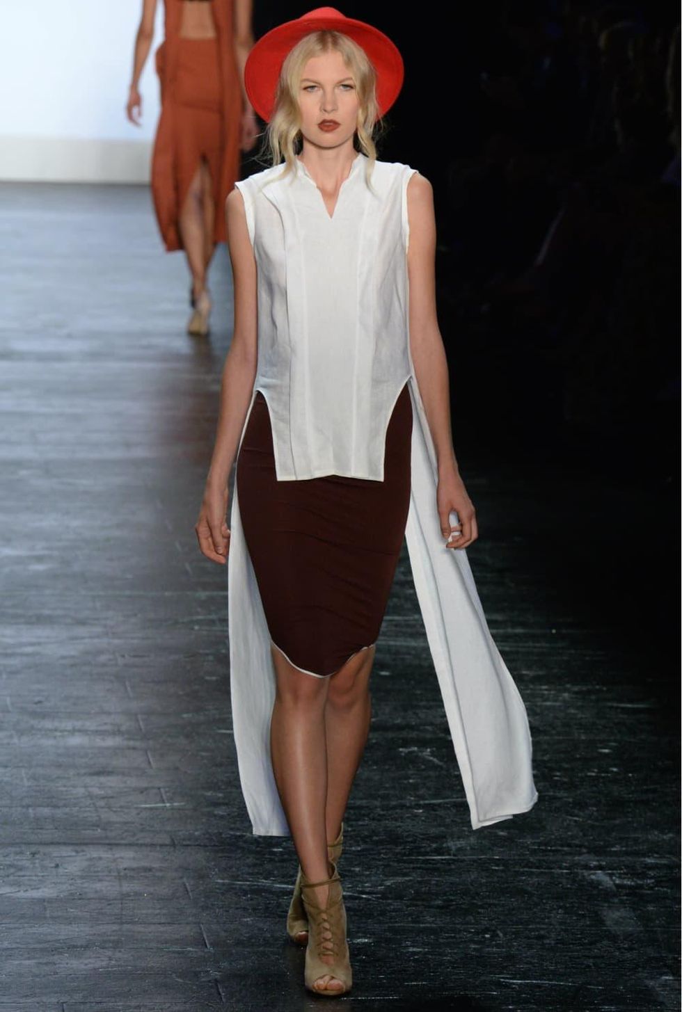 Project Runway runway show at New York Fashion Week