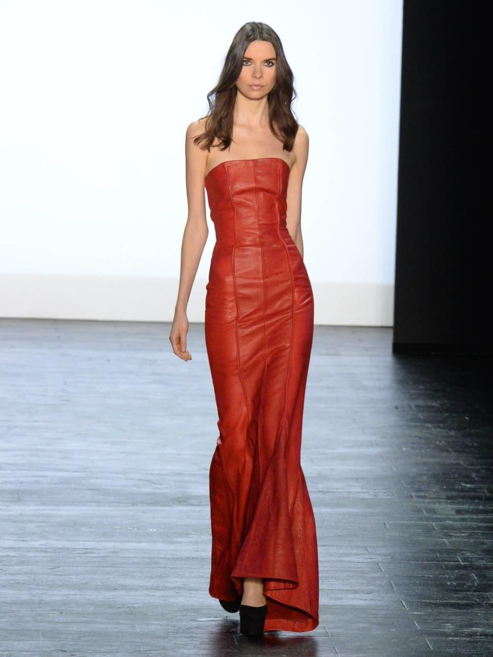 Project Runway runway show at New York Fashion Week