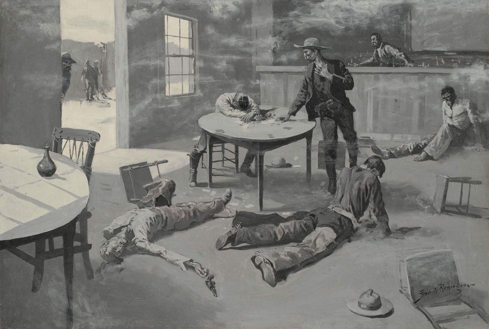 Remington and Russell in Black and White