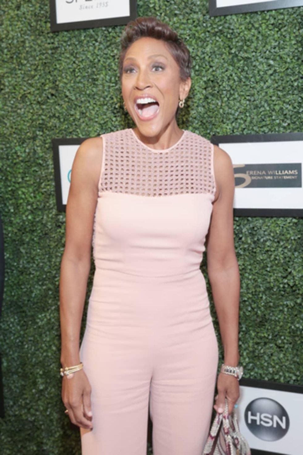Robin Roberts at HSN Serena Crawford Signature runway show