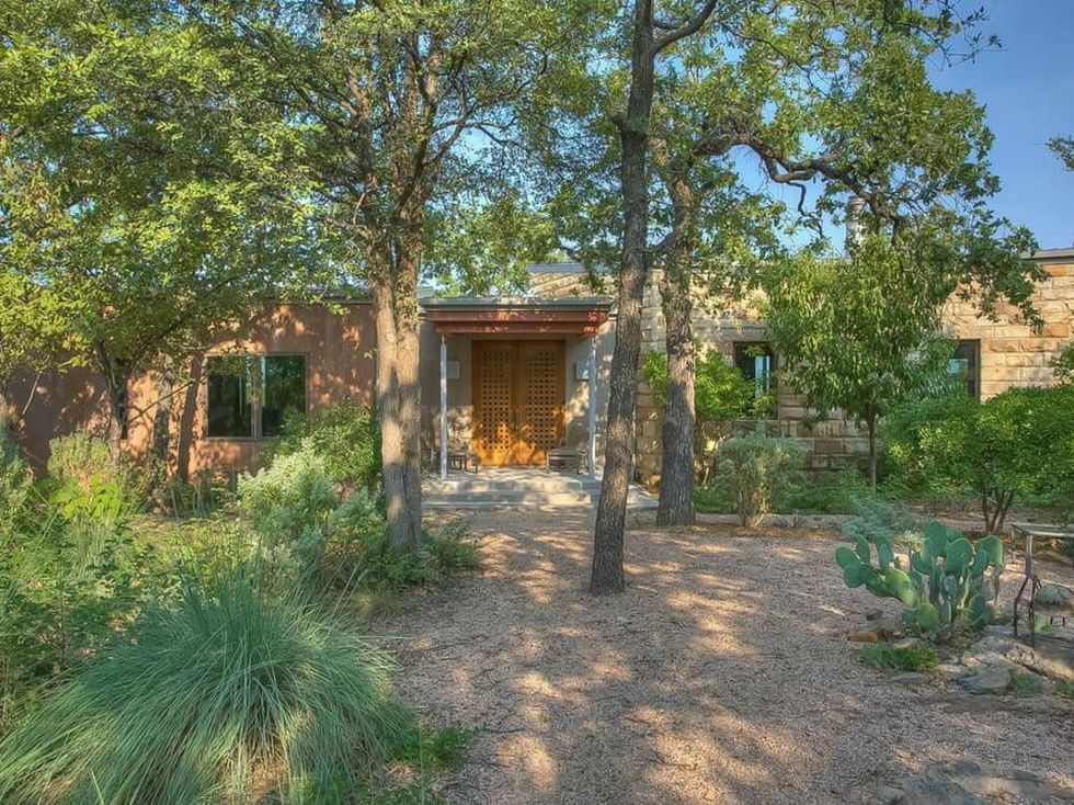 Rocknig W Ranch Front Door