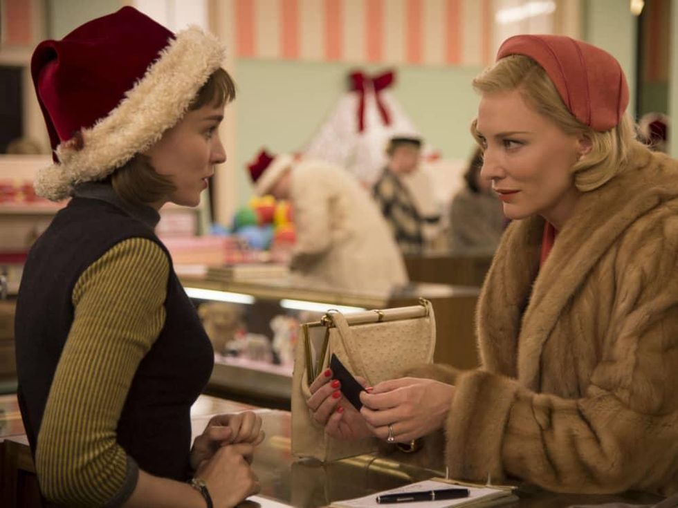 Rooney Mara and Cate Blanchett in Carol