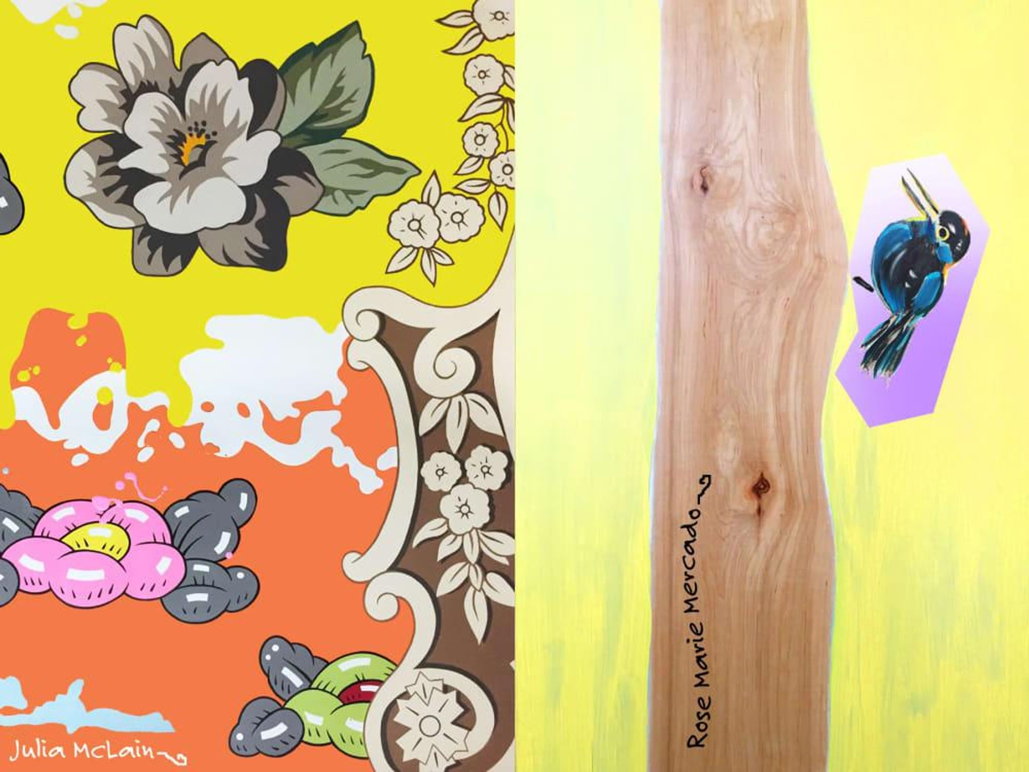 Rose Marie Mercado and Julia McLain: Under The Cosmic Canopy