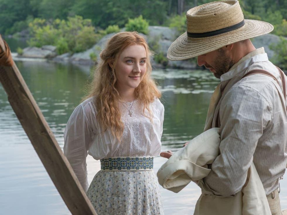 Saoirse Ronan and Corey Stoll in The Seagull
