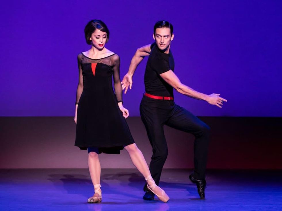 Sara Esty and Garen Scribner in An American in Paris