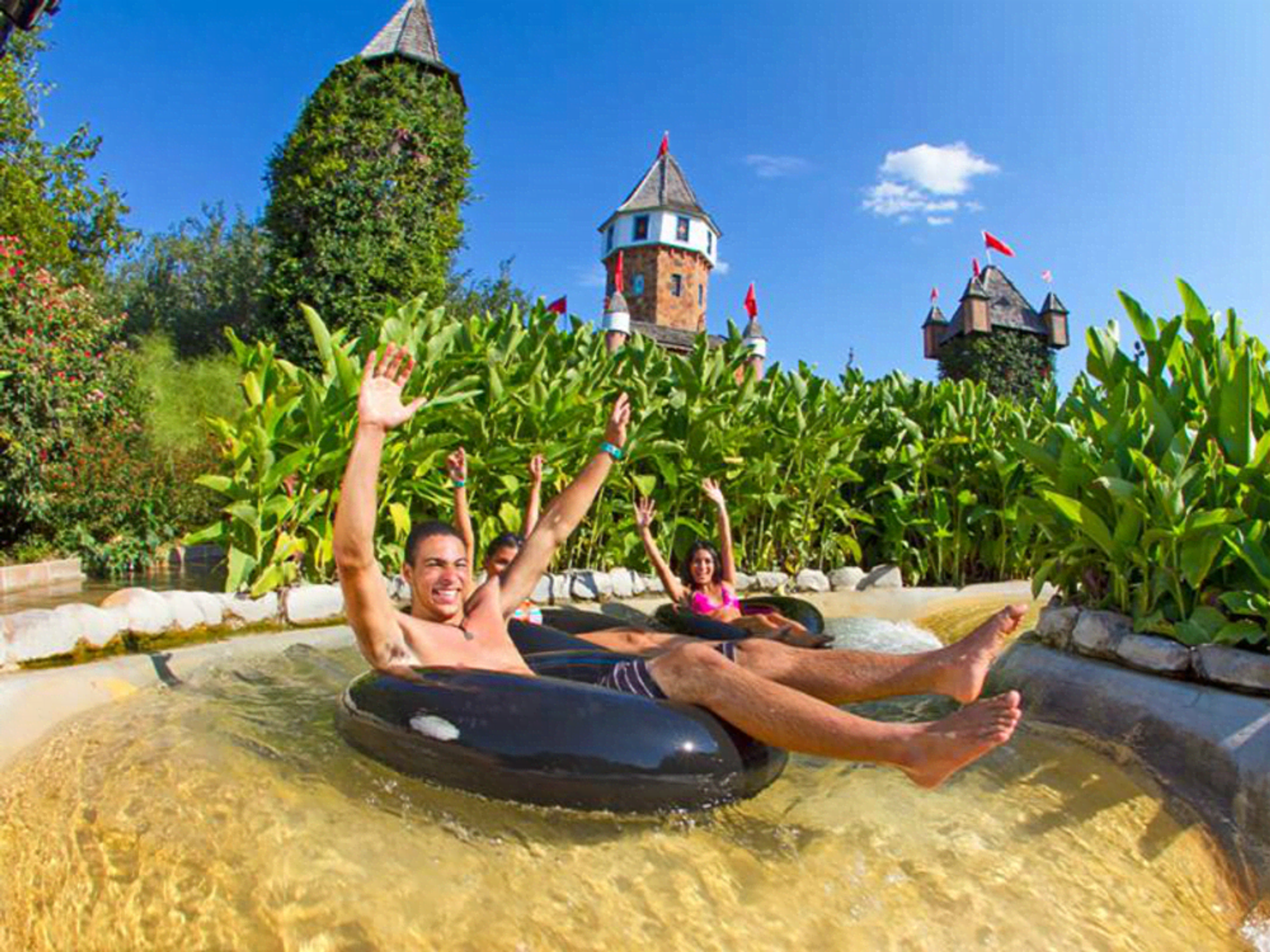 Schlitterbahn Water Park has plenty of rides, floats, and pools.