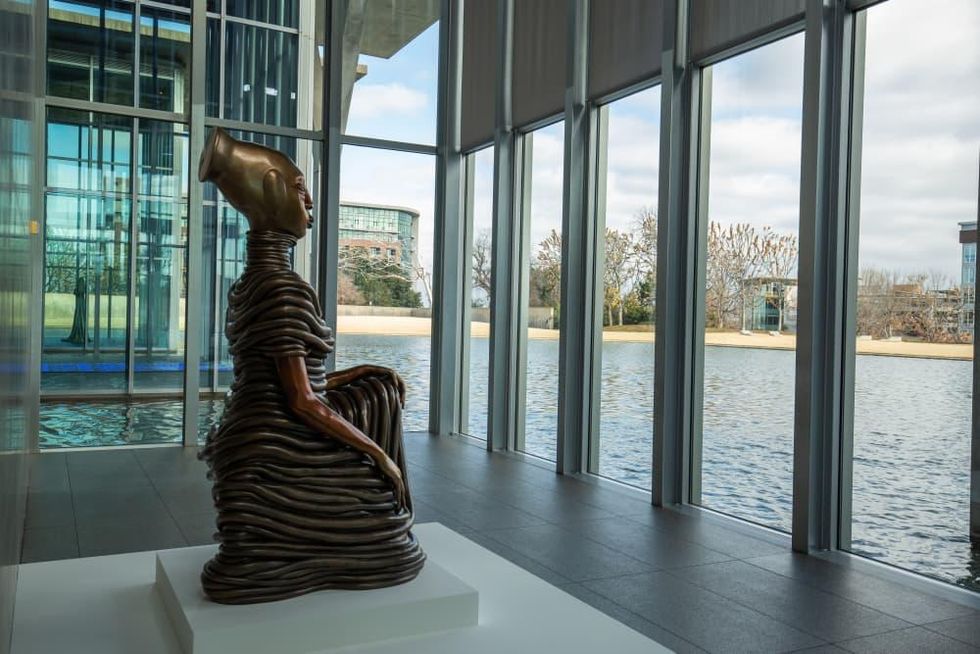 Sculpture by Wangechi Mutu.