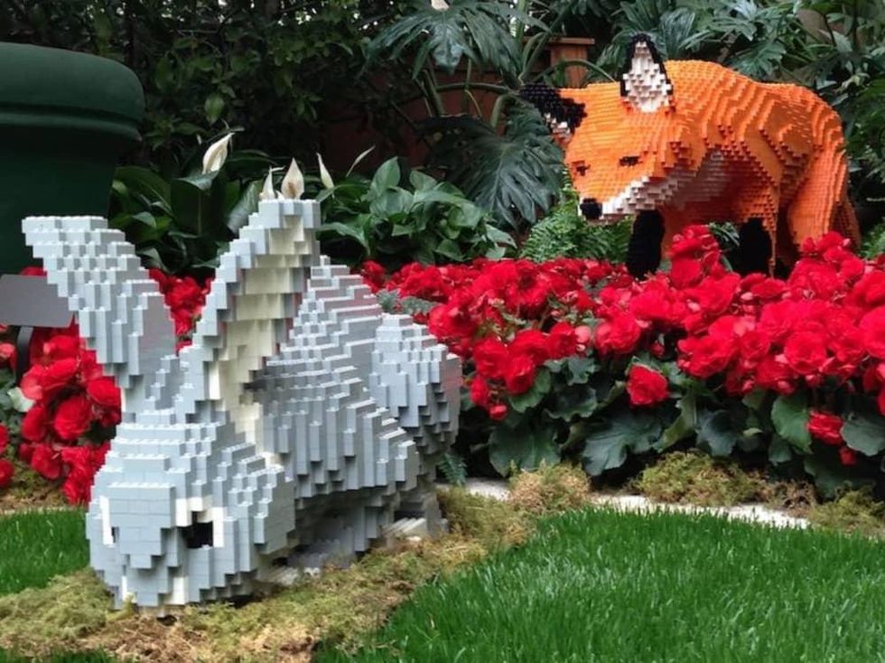 Sean Kenney's Nature Connect Made with LEGO Bricks