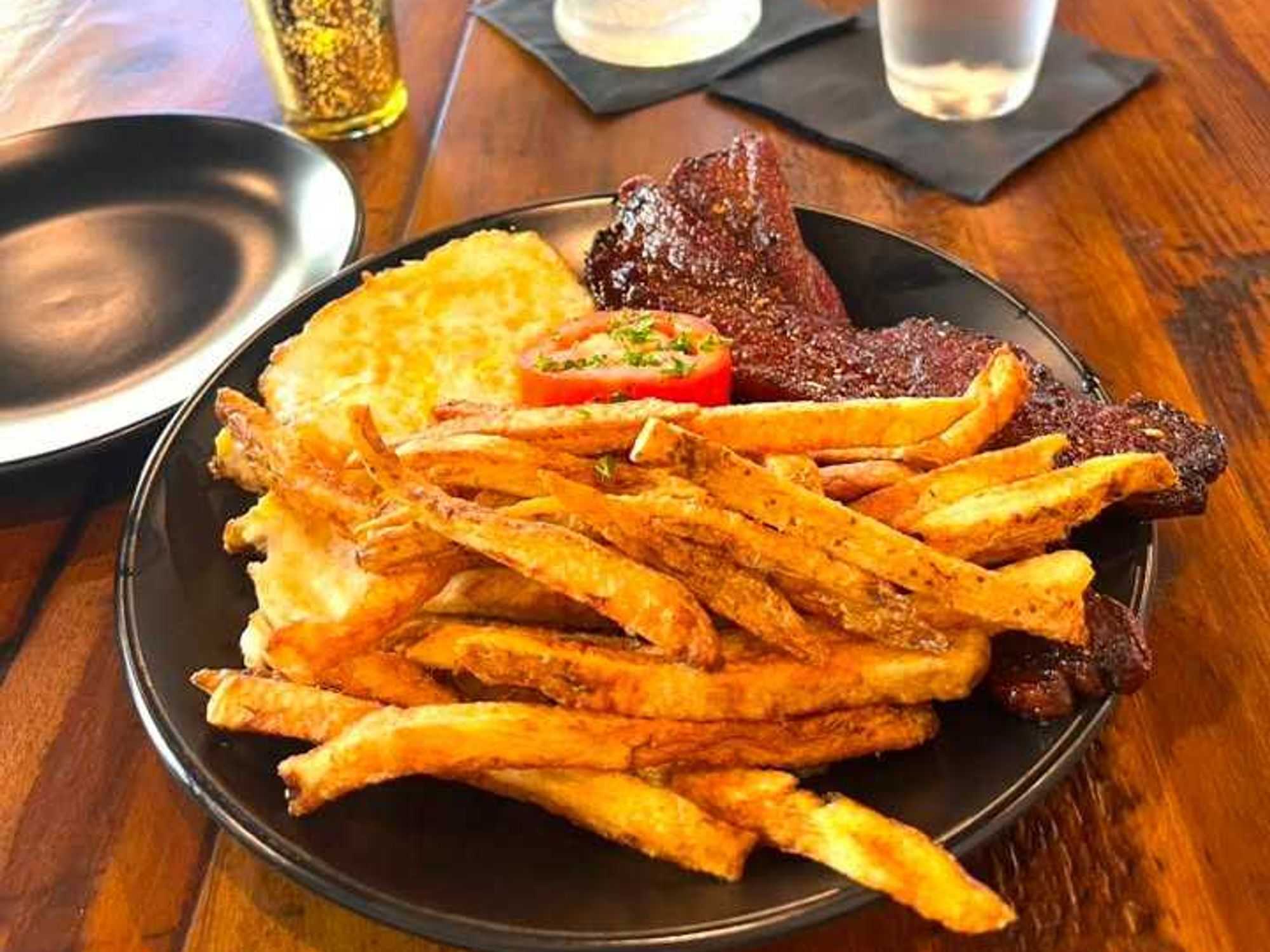 Seared steak