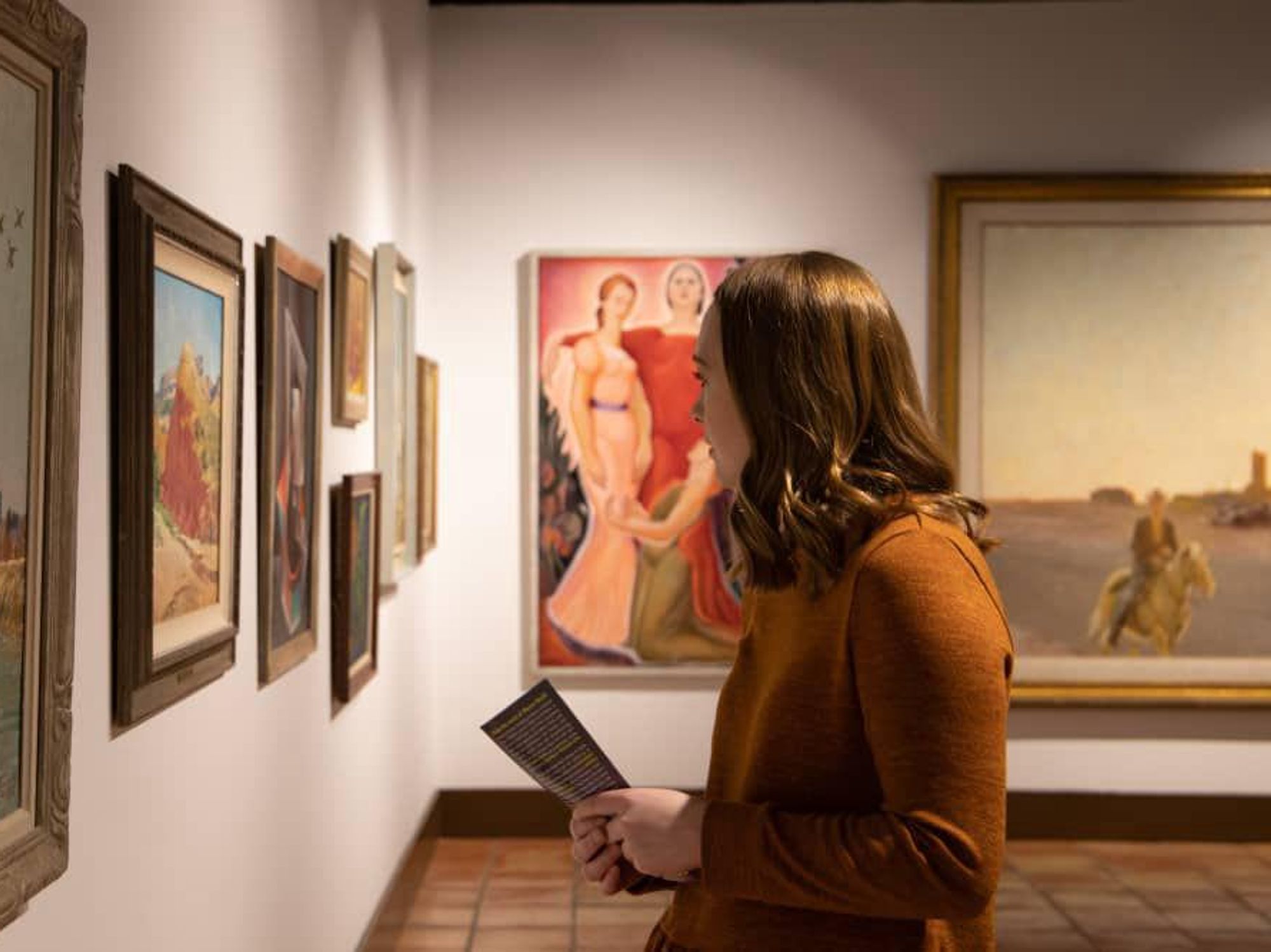 Seven galleries feature art inspired by the American Southwest and more.