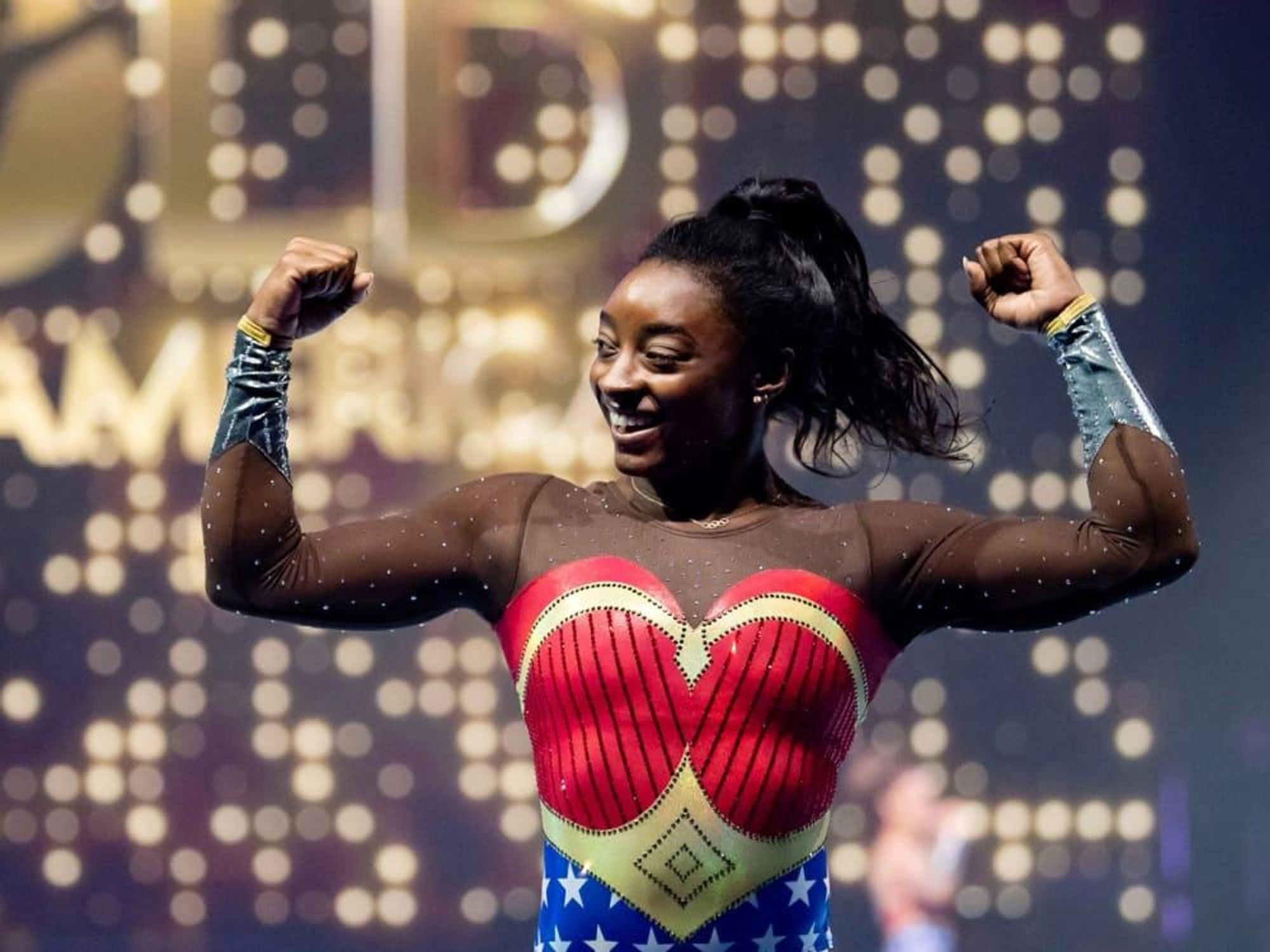 Simone Biles and world's top gymnasts debut streaming Gold Over America  Tour encore - CultureMap Fort Worth