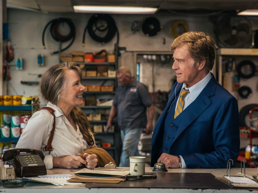 Sissy Spacek and Robert Redford in The Old Man and the Gun
