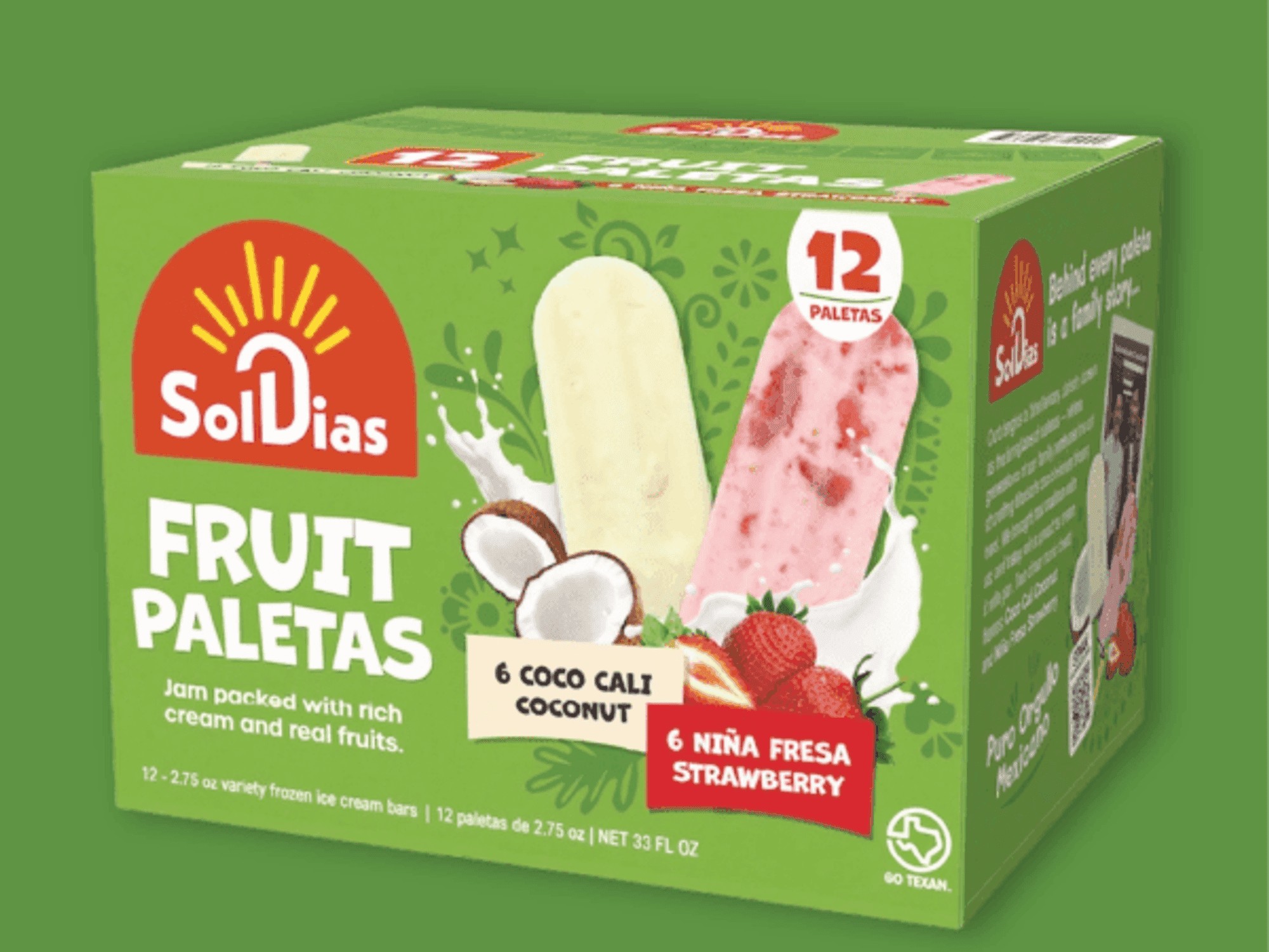 Sol Dias paletas from Haltom City