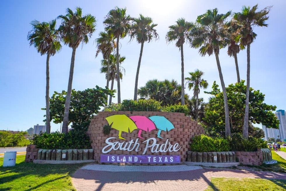 South Padre Island sign