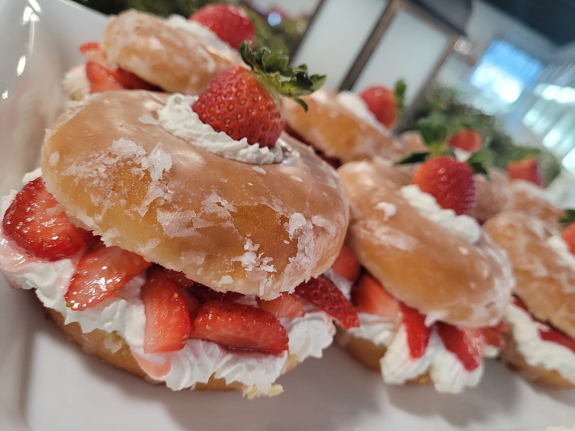 Southern Joy Cleburne strawberry doughnuts