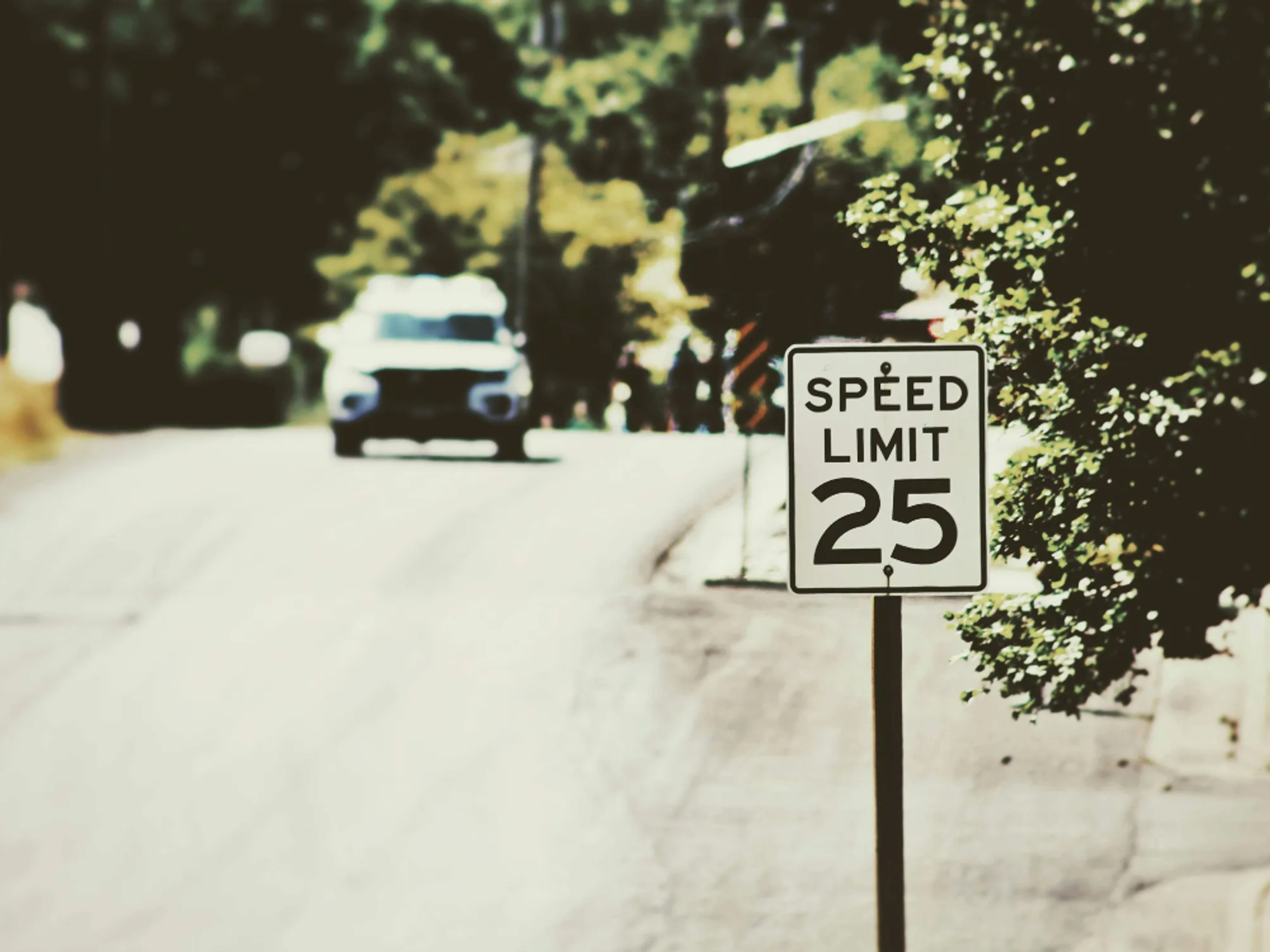 Speed limit sign