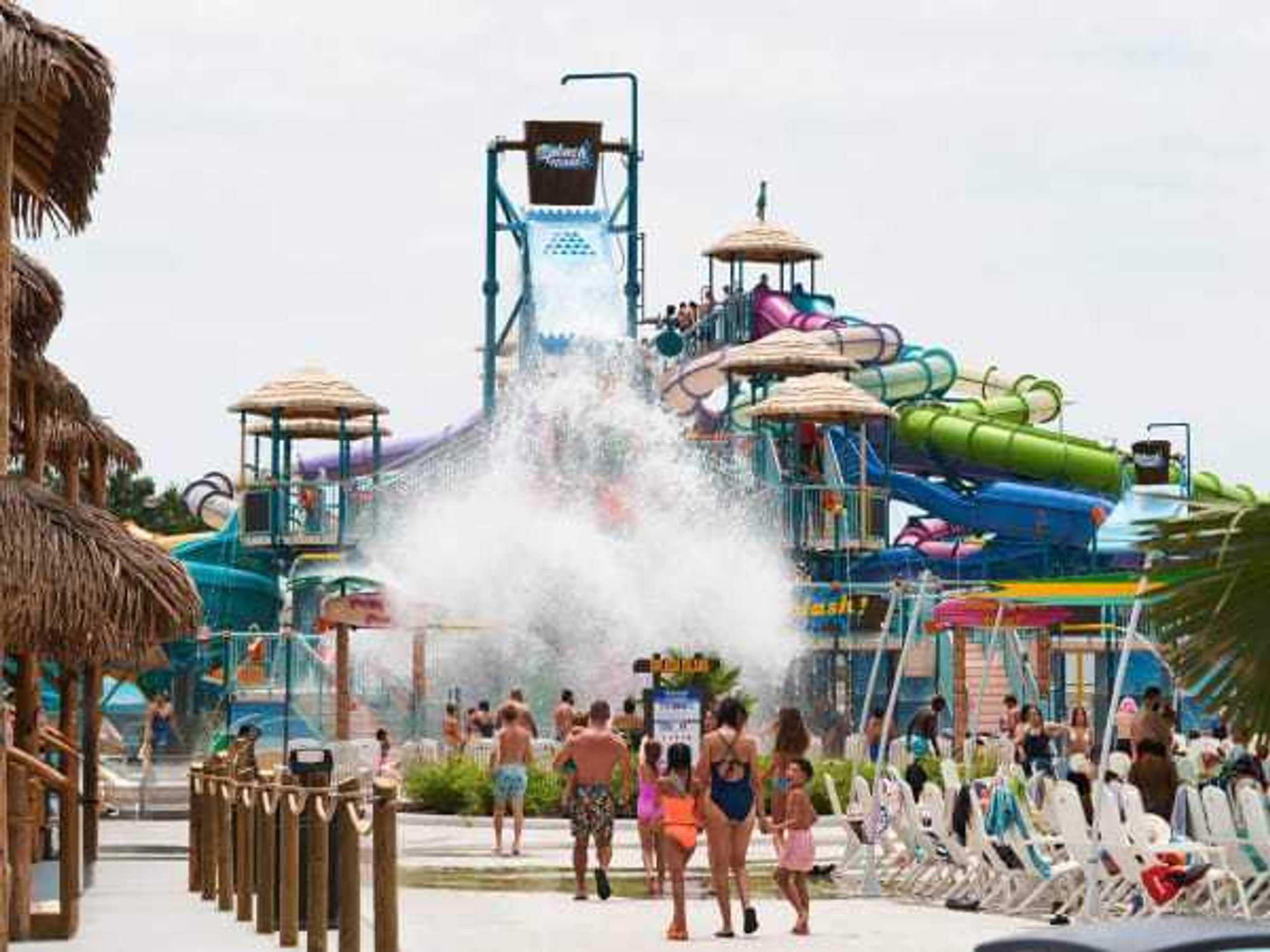 Splash Island at Hurricane Harbor Arlington