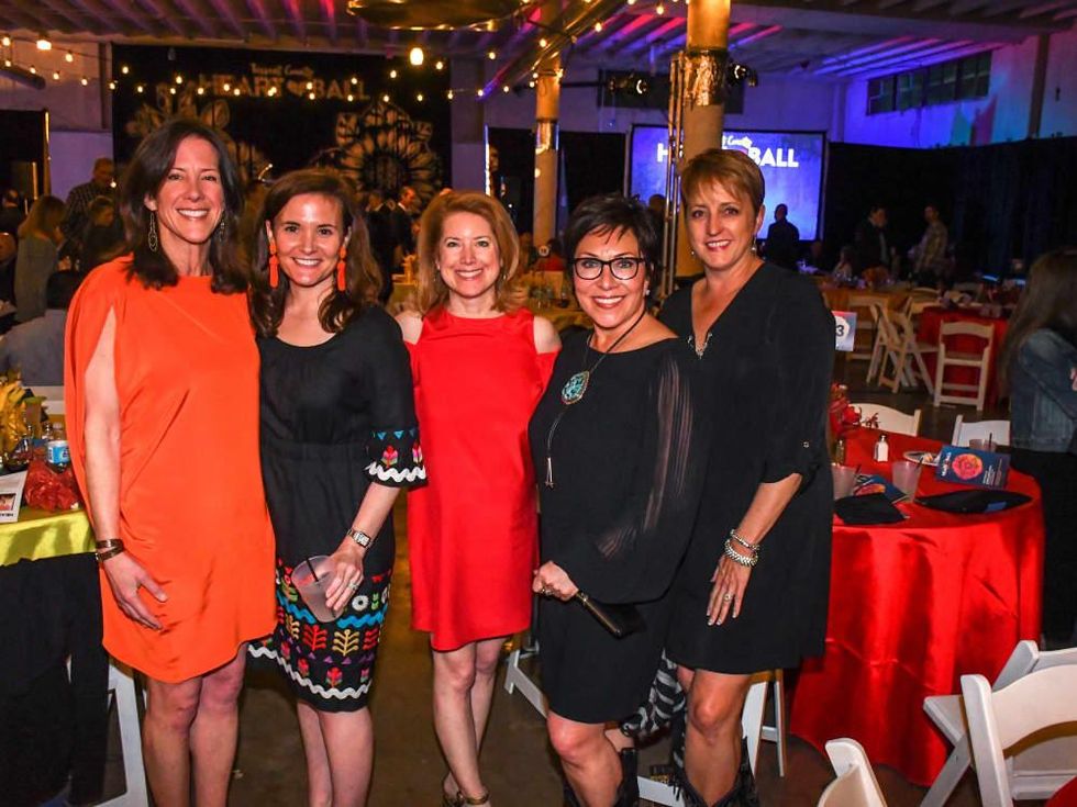 Stephanie Bernal, Courtney Radcliffe, Laura Baldwin, Sandra McGlothlin, Anne Holland, Tarrant Heart Ball