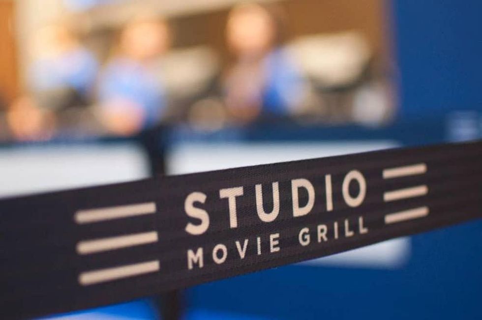 Studio Movie Grill, Memorial City, banner, October 2012, CityCentre