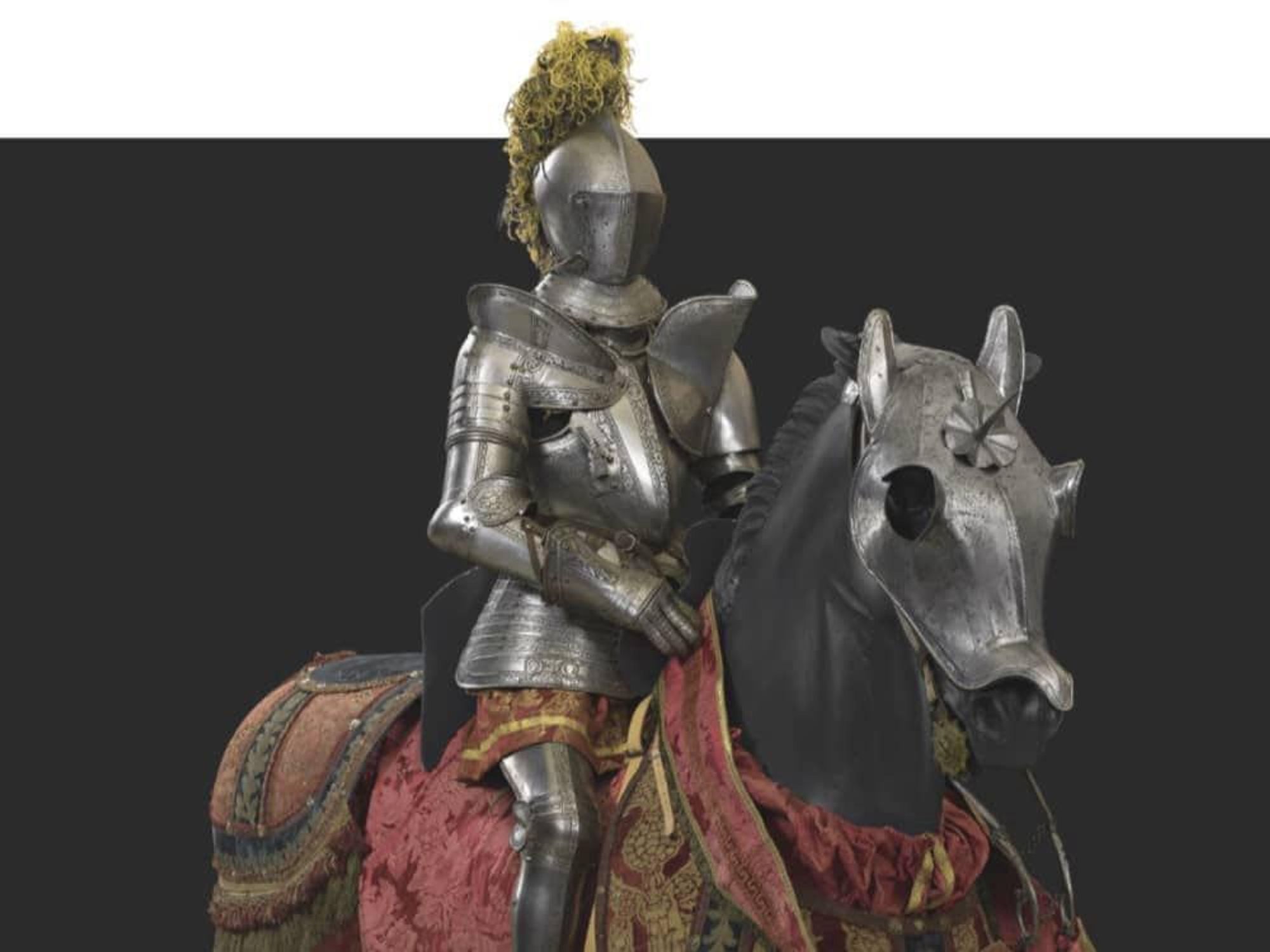 Suit of armor, Northern Italian manufacture, First half of 16th century, Steel, leather, fabric