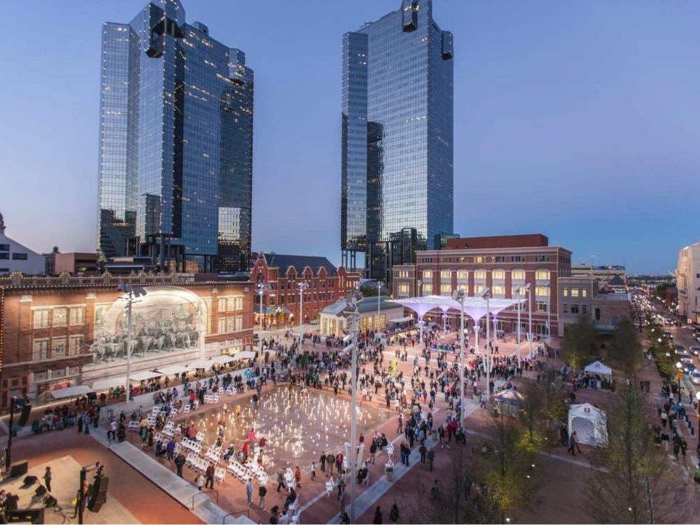 Sundance Square Plaza in Fort Worth