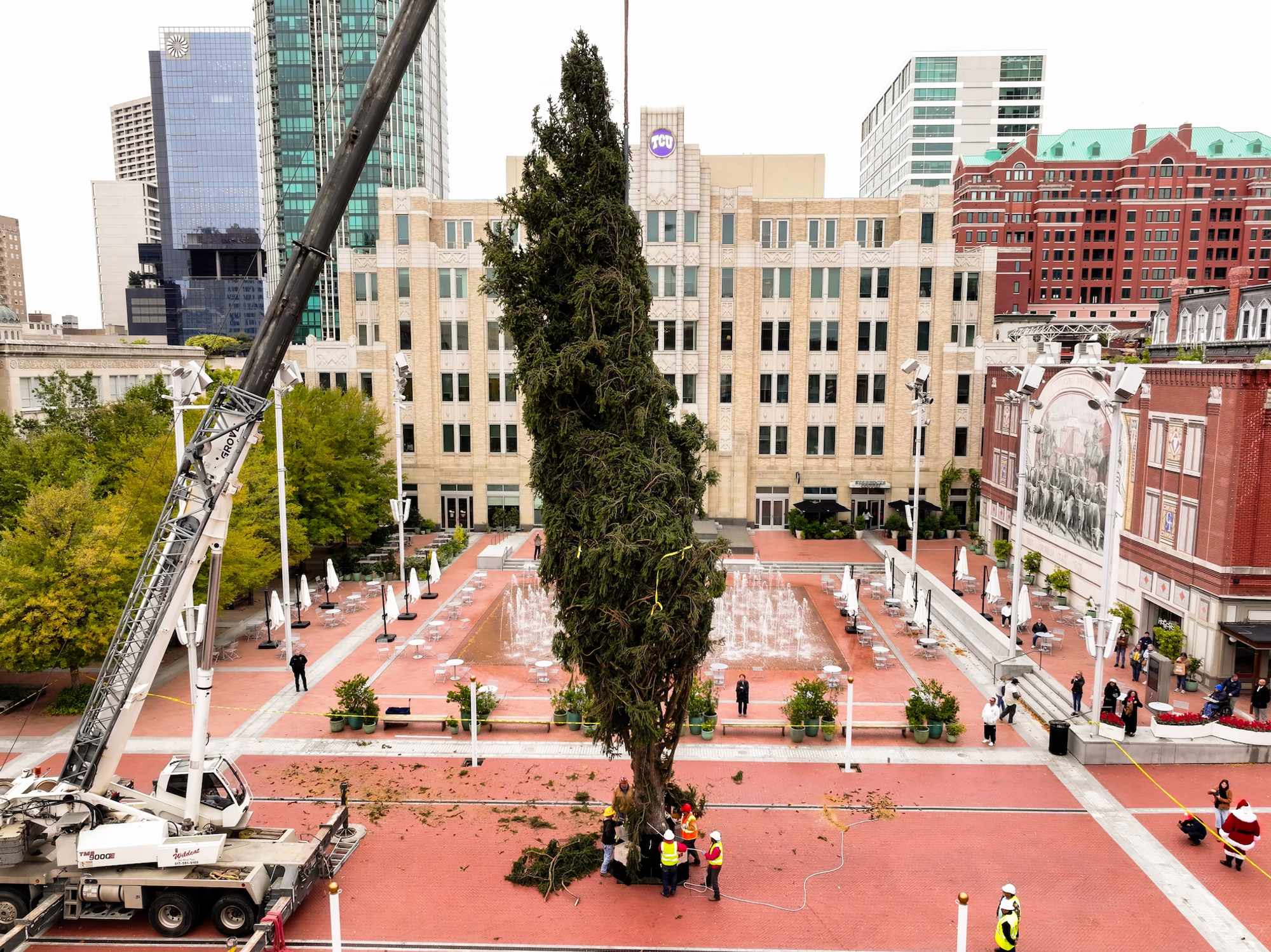 Sundance Square Xmas tree