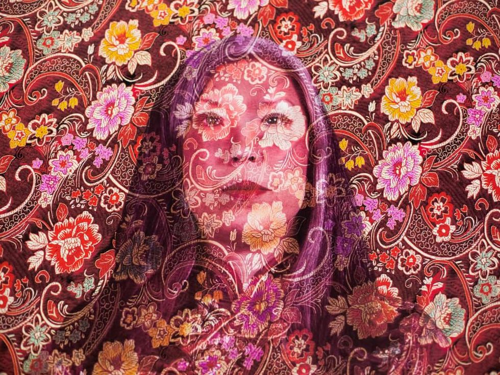 Susan Sponsler-Carstarphen self-portrait, "Our Faces, Our Voices"